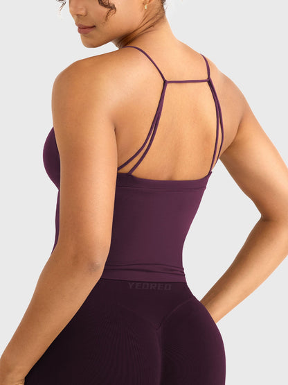 Sculptelle Vinianna Strappy Back Longline Tank