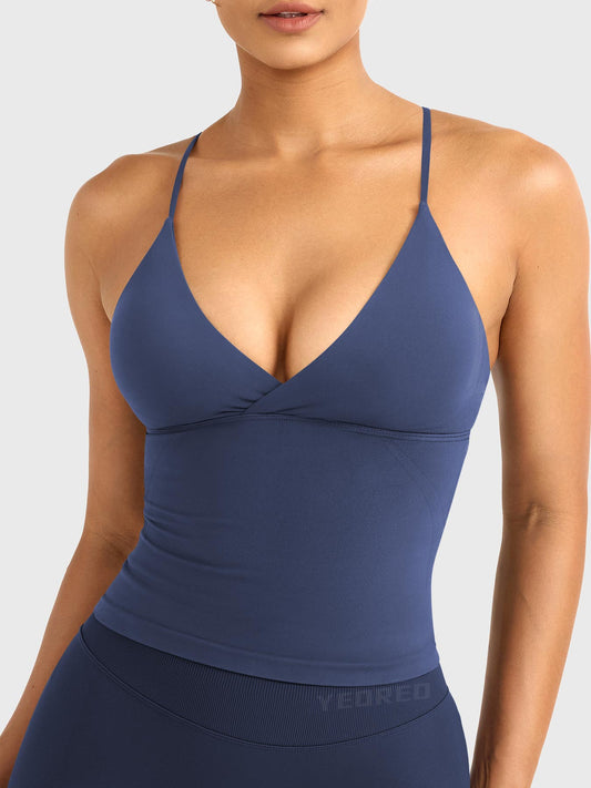 Sculptelle Vinianna Strappy Back Longline Tank