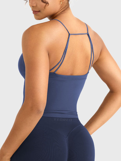 Sculptelle Vinianna Strappy Back Longline Tank