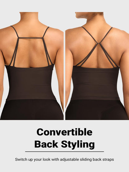 Sculptelle Vinianna Strappy Back Longline Tank